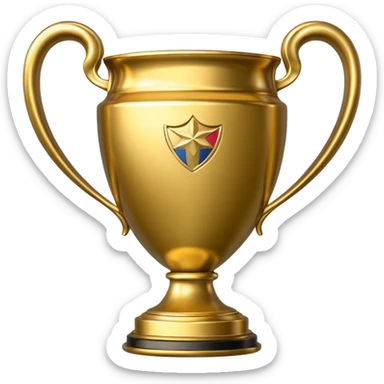 trophy champions league to write champions league sticker