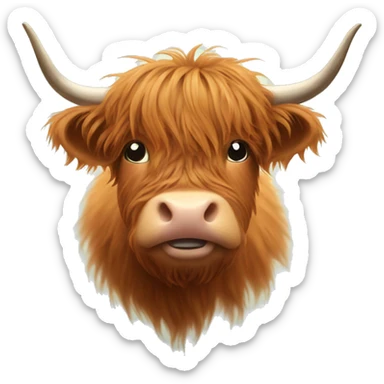 Highland Cow  sticker