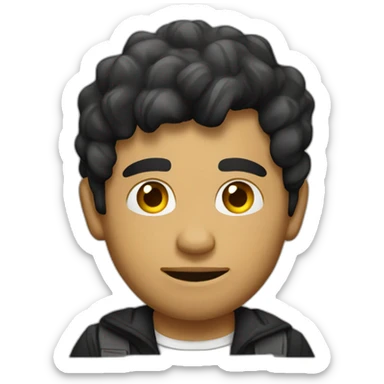 Mexican young hip bitcoiner sticker