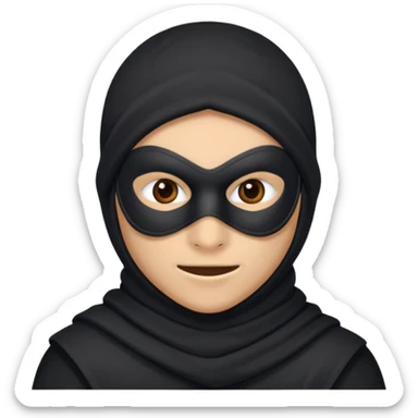 Создай эмодзи вора sticker