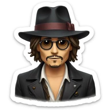 johnny depp sticker