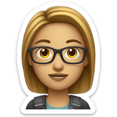 Ux/ui designer girl sticker