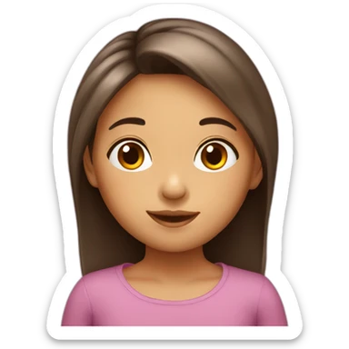 Petite fille sticker