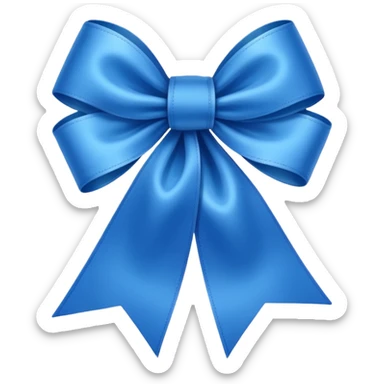 Lazo azul sticker