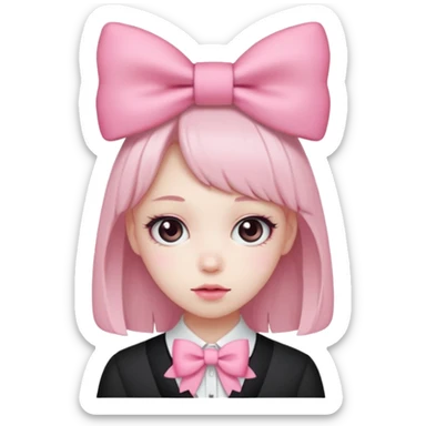 jirai kei bow sticker