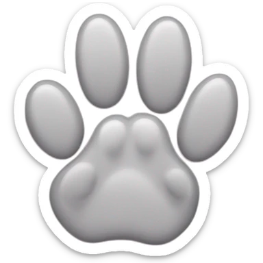 cat paw sticker