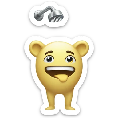 Fart in the shower sticker