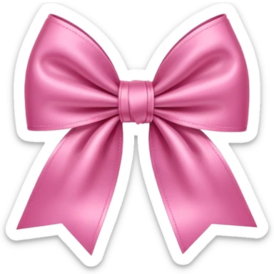 Cute girly bows sticker