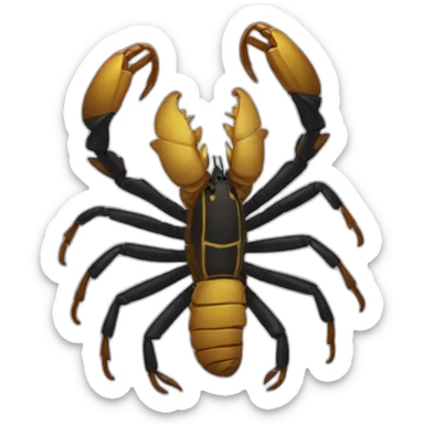 Scorpion getting revenge sticker
