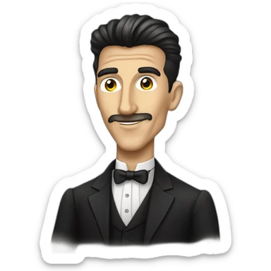 Ronaldo as nikola tesla sticker