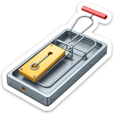 Mouse trap sticker