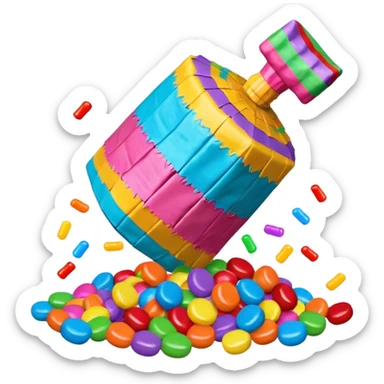 ahora quiero una piñata sticker