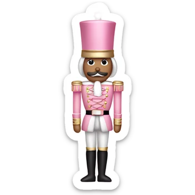 Light pink nutcracker sticker