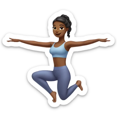 Pilates princess sticker
