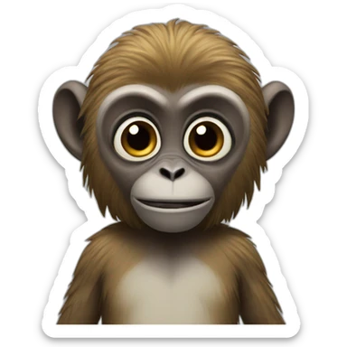 Haya monkey sticker