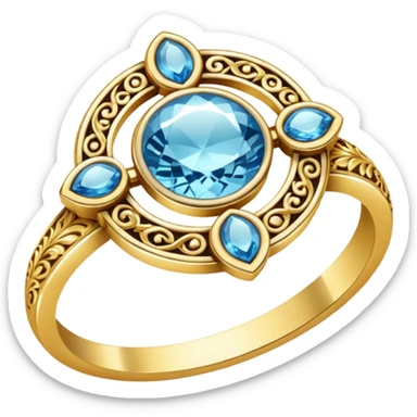 gold and jewelry sticker