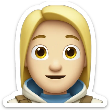 Finn the human from adventure times sticker