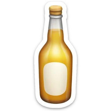 alcoholic drink bottle sticker