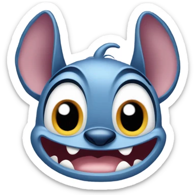 Stitch head from lilo and stitch sticker