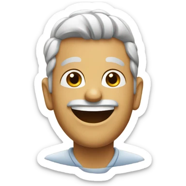 A yorkshire smiling  sticker