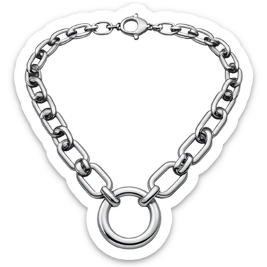 Prada chain necklace sticker