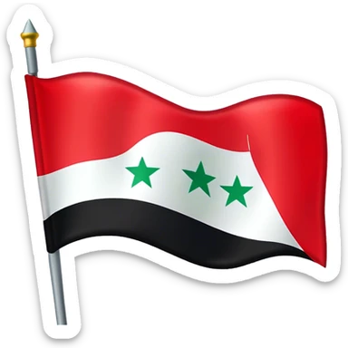 flag of Syria sticker