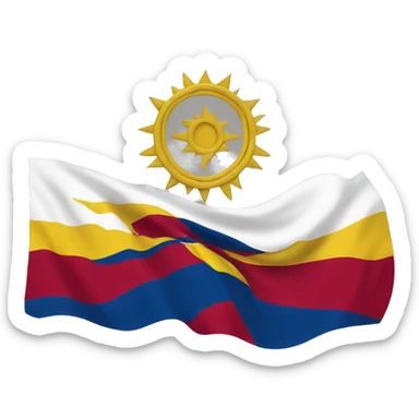 tibet flag sticker