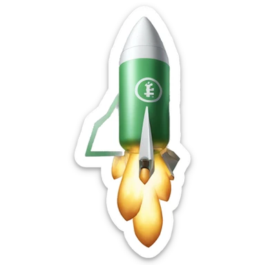 Missile Loaded With Money  sticker