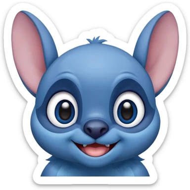 CRIE O PESONAGEM STICH DA DYSNE sticker