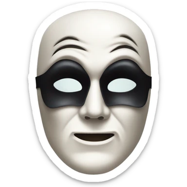 Mask of the phantom of the Opera  sticker