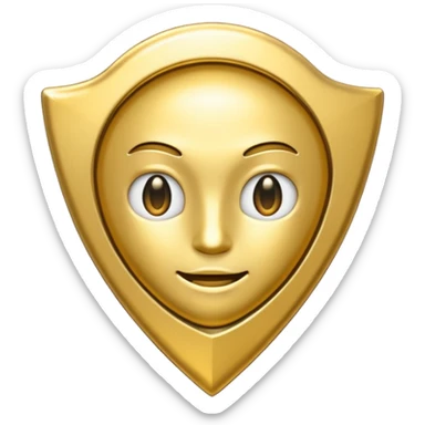 V badge emojy sticker