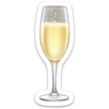Champagne sticker
