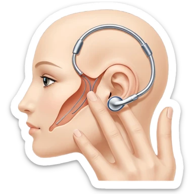 Fais-moi demain coller les unes à côté des autres. La première main gauche le pouce, l’index, majeur sont levé alors que l’annulaire et auriculaire sont repliés. Reproduit la même chose pour la main droite. sticker