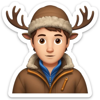 REINDEER HERDER sticker