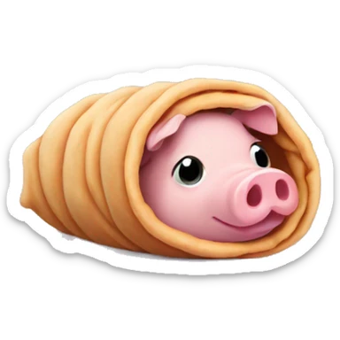 Pig in a blanket sticker