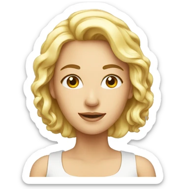 white woman holding 10000 dollars sticker