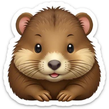 Nutria bebé  sticker