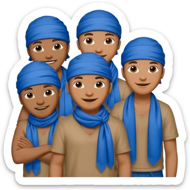 gangster crips sticker