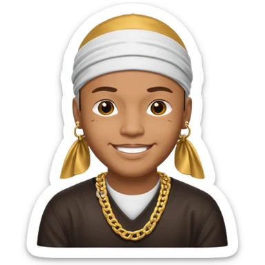 True brown style Filipino gangster while hdi sticker