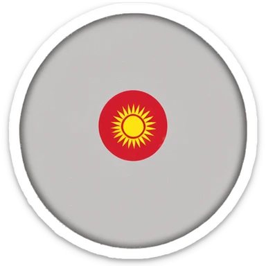 kyrgyzstan flag sticker