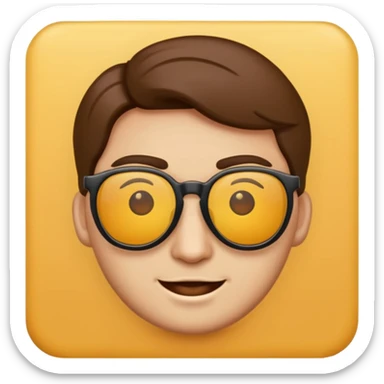 haz un emoji de un colega muy molón y con estilo sticker