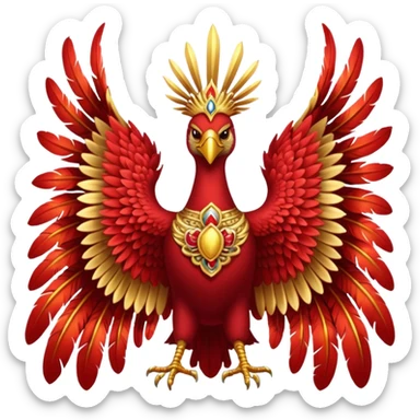 Fenix sagrado sticker