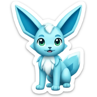 Glaceon full body sticker