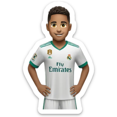 A kid who loves cristiano ronaldo  sticker