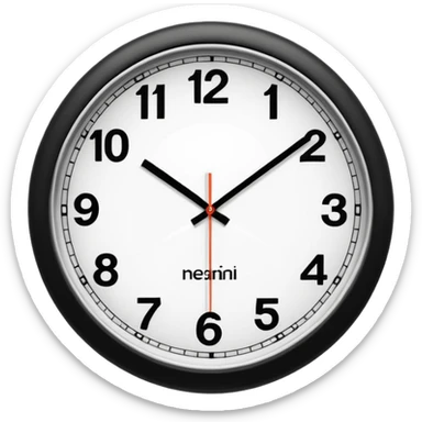 quiero un reloj  de pared sticker