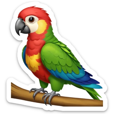 parrot speak sticker