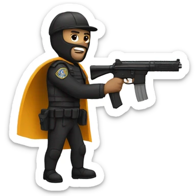 Vigilante de seguridad sticker