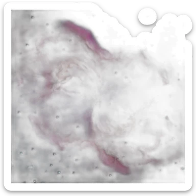 spreading out nebula with cosmic space background sticker