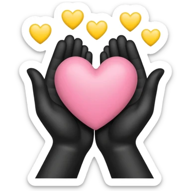 💬 3. Support Heart — “Підтримка”

Символ: сердечко у руці або два маленьких серця поруч
Значення: тепло, підтримка, любов до ком’юніті
Стиль: чорний контур, жовтий або рожевий акцент sticker