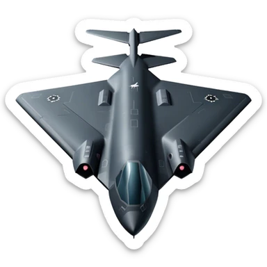 B-2 Spirit bomber - Northrop B-2 (Model Year: 2021) (Iconic colour: Stealth black) sticker